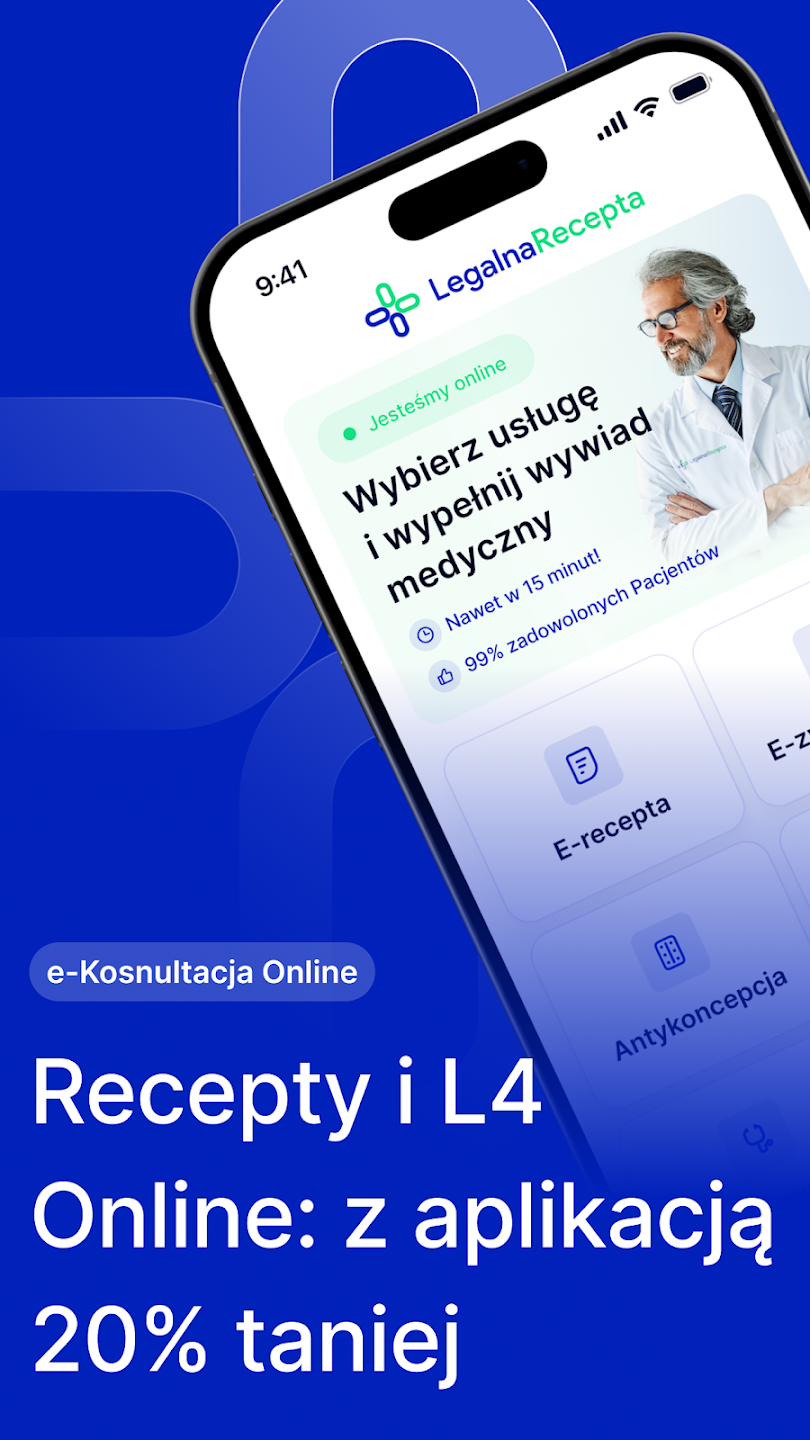 LegalnaRecepta – podgląd aplikacji
