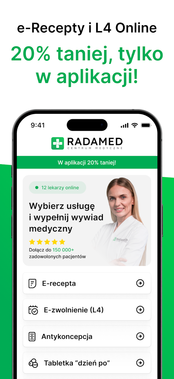 Radamed – podgląd aplikacji
